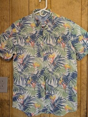 Izod Tropical Button Down Shirt